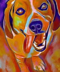 Funny Beagle Paint by numbers