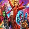 Gaurdians Of The Galaxy Paint by numbers