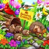 Hedgehogs Family Paint by numbers