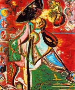 Jackson Pollock Moon Paint by numbers