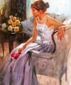 Lonely Woman Paint by numbers