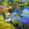 Lonely Woman Paint by numbers