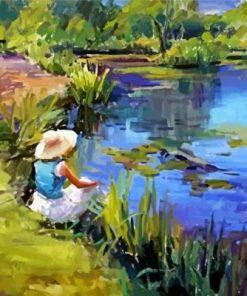 Lonely Woman Paint by numbers