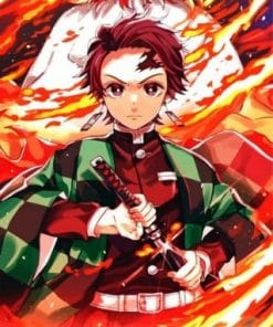 Manga Anime Demon Slayer Paint by numbers