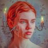 melting woman paint by numbers