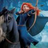 Merida And Her Horse Paint by numbers