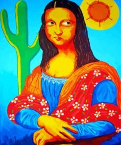 Mexican Mona Lisa Paint by numbers
