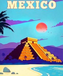 Cancun Mexico Paint by numbers