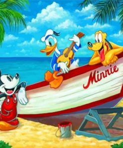 Mickey Mouse Paint by numbers