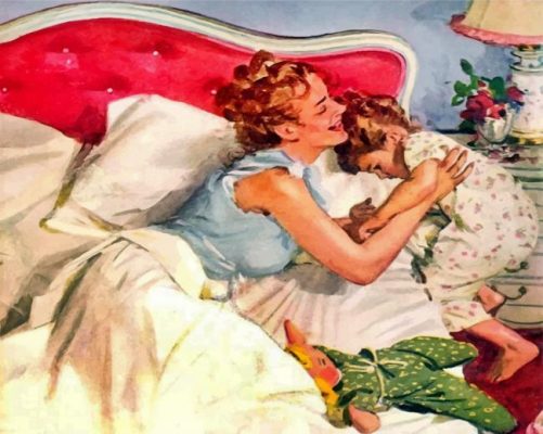 Mother And Daughter Paint by numbers