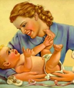 Mommy And Son Paint by numbers