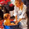 Mother And Son Paint by numbers
