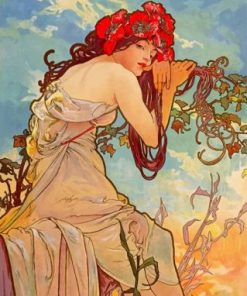 Aesthetic Woman Paint by numbers