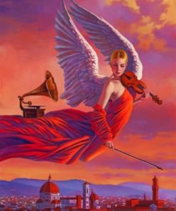 Musician Angel Paint by numbers