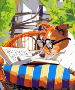 Nerdy Dog Paint by numbers