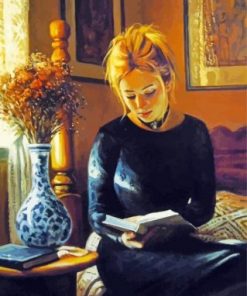 Nerdy Woman paint by numbers