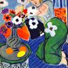 Odalisque Blue Harmonie Matisse Paint by numbers