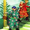 Old Women Best Friends Paint by numbers
