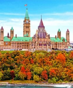 Parliament Hill Canada Paint by numbers