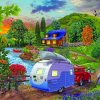 peaceful landscape paint by number