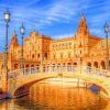 Plaza De Espana Seville Paint by numbers