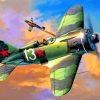 Polikarpov I16 Paint by numbers