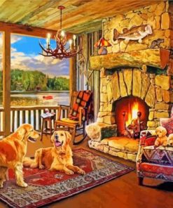 Puppy Family Paint by numbers