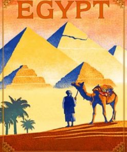 Egypt Pyramids Paint by numbers
