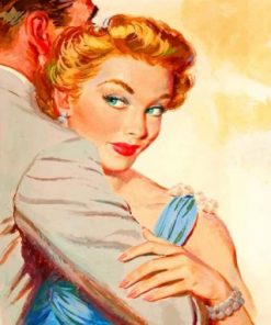 Retro Couple paint by numbers