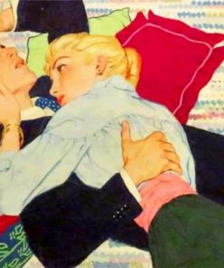 Retro Couple Paint by numbers