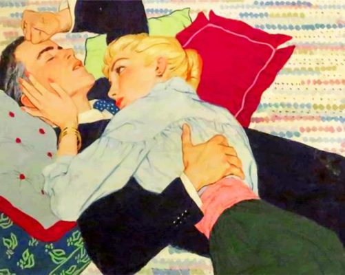 Retro Couple Paint by numbers