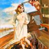 Retro Cute Couple paint by numbers
