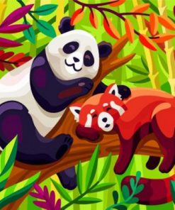 Sleepy Friends Paint by numbers