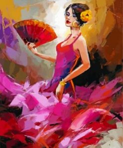 Spanish Woman Dancing Paint by numbers