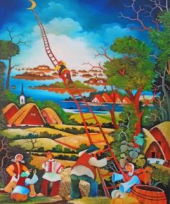 Srbija Landscape Paint by numbers