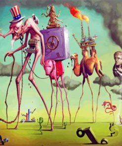 St Anthony By Salvador Dali Paint by numbers