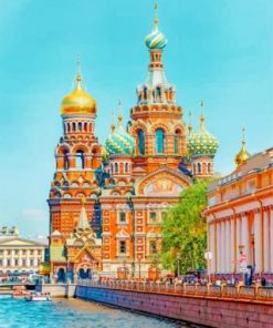 St Petersburg Russia Paint by numbers