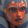 Star Wars Ahsoka Tano Paint by numbers