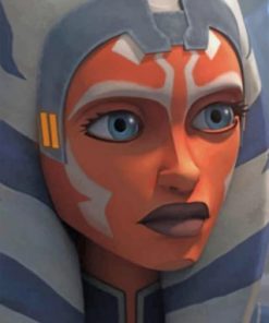 Star Wars Ahsoka Tano Paint by numbers