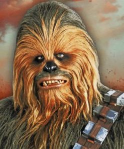 Star Wars Chewbacca Paint by numbers