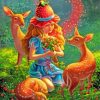 Strawberry Witch Paint by numbers