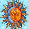 Sun And Moon Paint by numbers