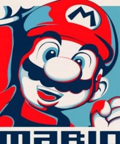 Super Mario Paint by numbers