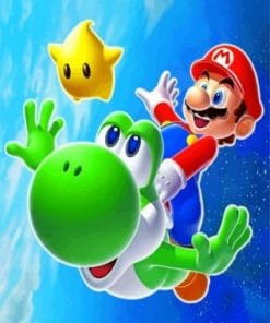 Super Mario Paint by numbers