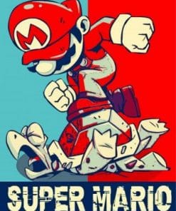 Super Mario Paint by numbers