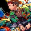 Tanjiro Demon Slayer Paint by number