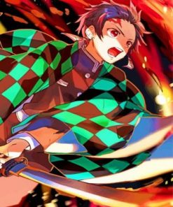 Tanjiro Kamado Paint by numbers