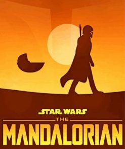 The Mandalorian Paint by numbers