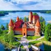 Trakai Lithuania Castle paint by numbers
