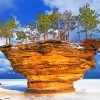 Turnip Rock Michigan Paint by numbers